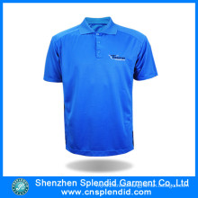 Clothing Wholesale Blue Plus Size Stylish Polo Shirts for Men
